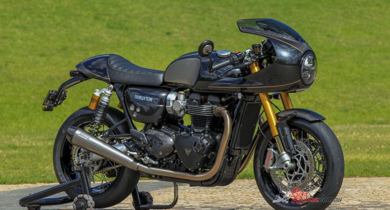 The Triumph Thruxton TFC isn't just a stock Thruxton 1200 with a special badge. Triumph gave it a spec'd up engine and some seriously premium equipment.