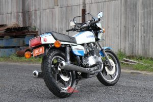 The bike was in storage for decades and obviously well looked after and preserved, as it is rust, corrosion and fade free.