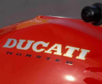 Ducati Monster early logo.
