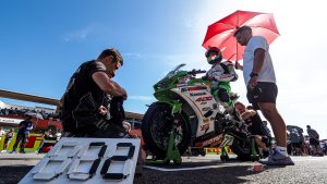 Steeman was enjoying a superb 2022 FIM Supersport 300 Championship campaign and came into the Pirelli Portuguese Round with a mathematical chance of clinching the World Championship.