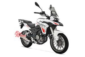Agile and easy to handle, the TRK 251 is capable of conquering the trails, and is aimed at new riders who are looking to get into the world of adventure motorcycling.