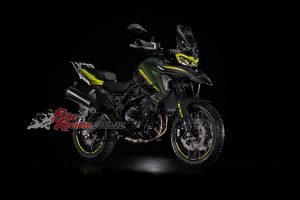 Benelli say the TRK 702 X is a pure adventure bike, as is the case with the TRK 502. The TRK 702 X features more adventure focused features over the base model.