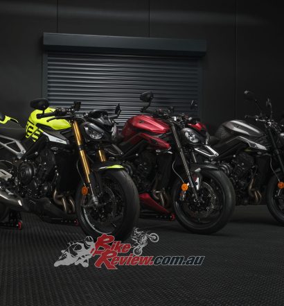 Three models are on offer for the 2023 Triumph Street Triple 765 range! Check them all out below.