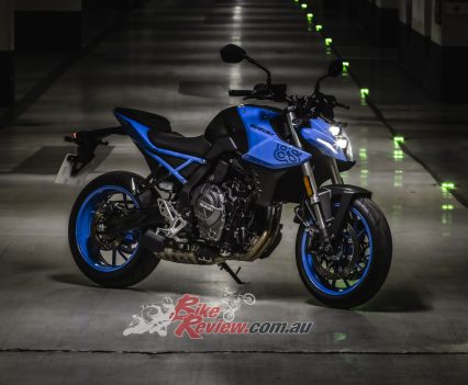 The GSX-8S was launched at the 2022 EICMA motorcycle show in Milan Tuesday alongside the V-STROM 800DE adventure bike.