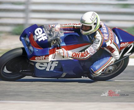 Didier de Radiguès on the ELFe. Radically different from the 250GP he was used to at the time.