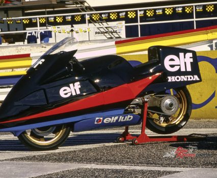 Scored six world speed records in 1986.