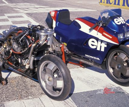 ELF, a French oil giant, became one of the biggest names in endurance racing and motorcycle innovation of the 80s.