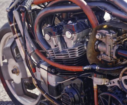ELFe with the Honda four-stroke engine.