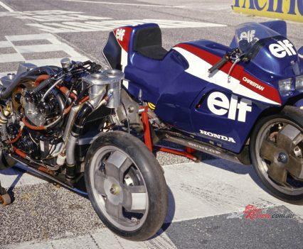 ELFe with the Honda four-stroke engine.