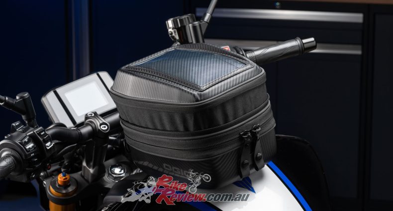 The spacious and carefully designed bags fit perfectly on a range of motorcycles thanks to OGIO's clever RAM MOUNT system.