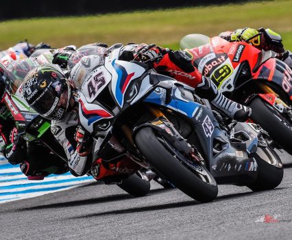 Scott Redding was seen at the front of the pack on his BMW at the Australian Phillip Island round this year.