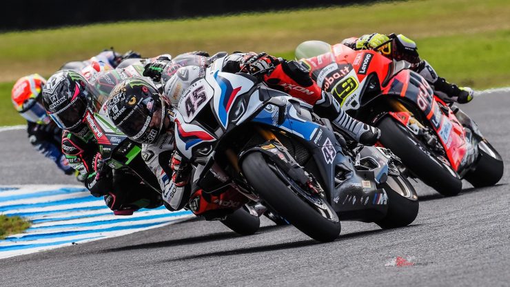 Scott Redding was seen at the front of the pack on his BMW at the Australian Phillip Island round this year.