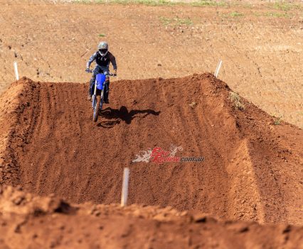 Ride Park is a fast, long, flowing track and quick on a wild 450!