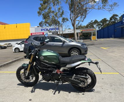 Parked out the front of MCAS Campbelltown. Go see the staff for all your motorcycling needs.