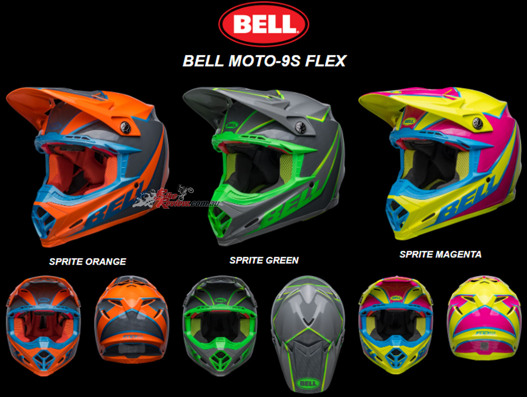 In-Stock Now: New Bell Moto-9s Flex Sprite Helmets Bike Review