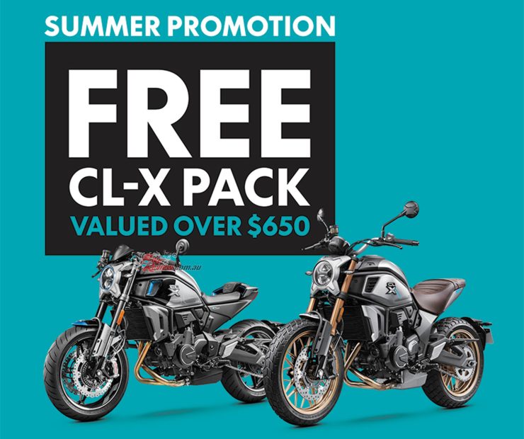 CFMOTO Australia has launched a new summer special offer for its 700CL-X Heritage and Sport range of modern classics, commencing Thursday 1st December 2022 until Tuesday 28th February 2023.