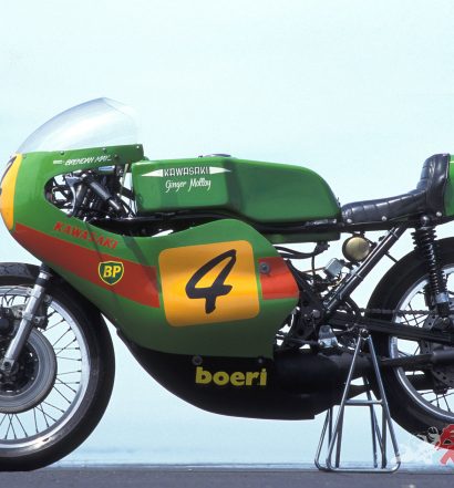 "To find a period racer of any kind in such original, authentic condition, yet still capable of winning races is a rare event, but all the more so when it’s one of the early customer GP two-stroke."