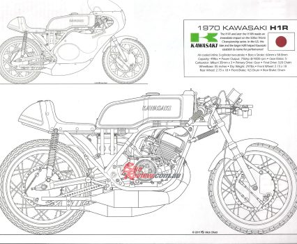 Mick Ofield drawing of the H1R.