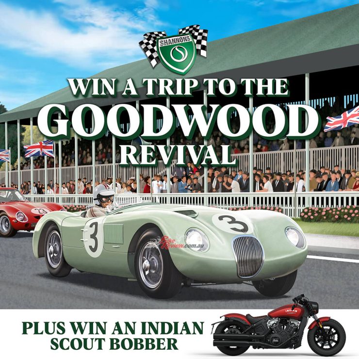 Shannons are giving motoring enthusiasts the chance to win a trip for two to London for the 2023 Goodwood Revival, the world's greatest historic motor race meeting. 