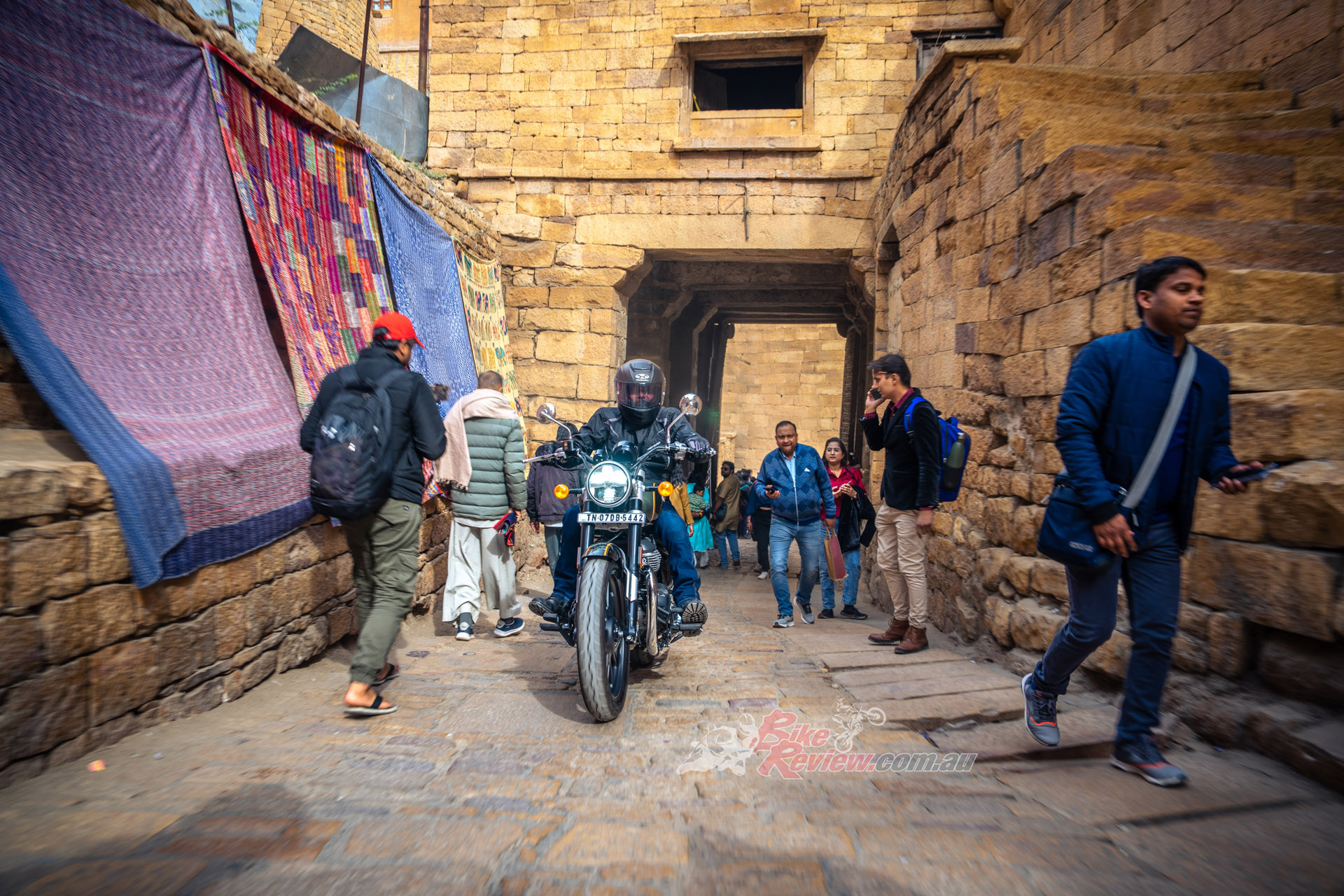 What a spectacular experience to be able to ride through a city like Jaisalmer, especially on a brand that has such a large amount of national pride... 