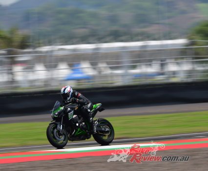 Although the bikes provided were not suited to the DRIV Corsa tyres, Taka's experience enabled him to satisfactorily assess them and add in his Aussie experience using the tyres.