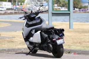 It's still super funny seeing one of these out in the wild. They look like a concept bike, probably one of the closest production bikes to their original drawing.
