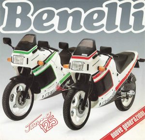 The Benelli Jarno 125, the last Benelli produced under De Tomaso. Good luck trying to find one now.
