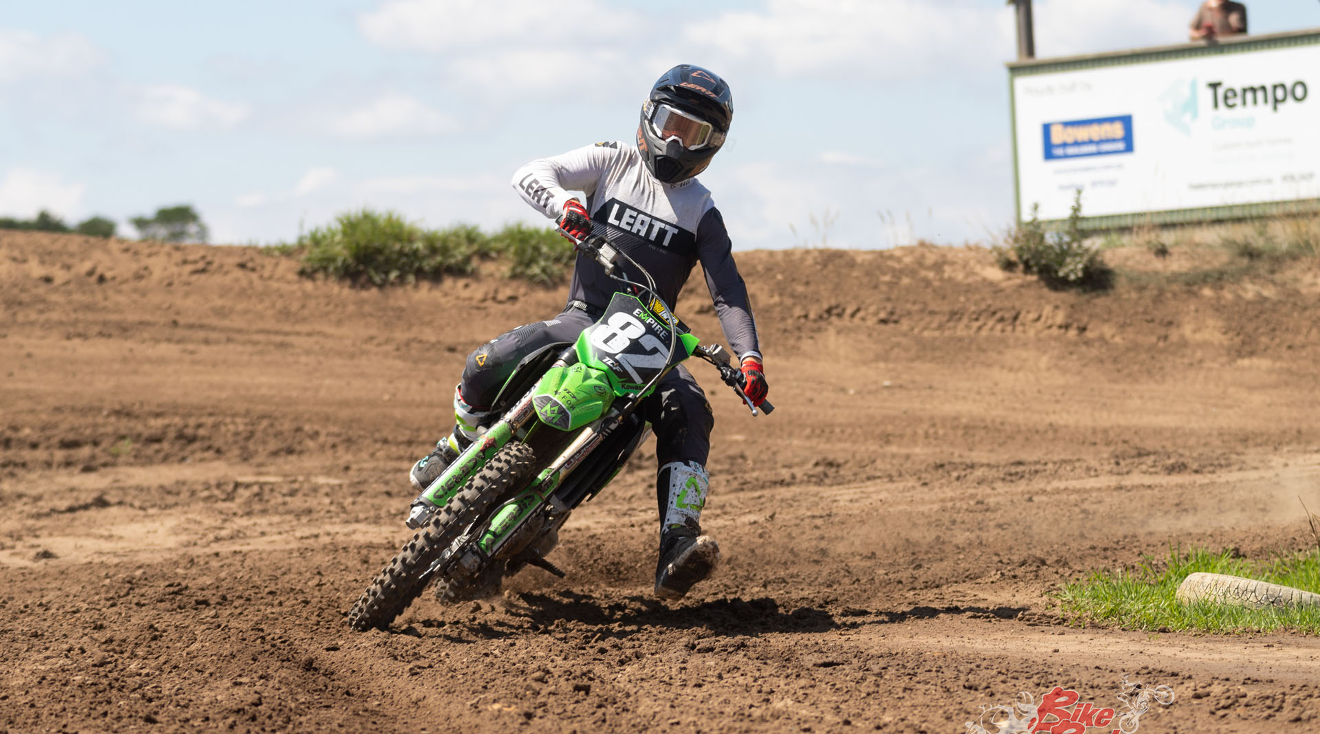 The MX3 rider Campbell Williams is also another new face to the team. He is enjoying his first time on a Kawasaki and having such a good team helping piece everything together ready for the year.