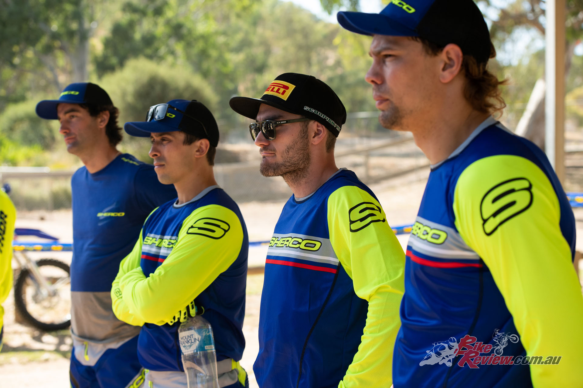 Jonte Reynders, Anthony Solar, Chris Perry and Tim Coleman will represent team Sherco.
