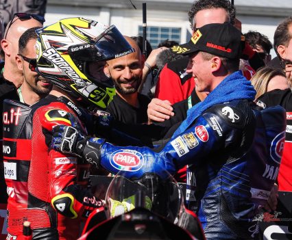 Bautista’s hat-trick means he became the first rider to take a second hat-trick at one circuit following his 2019 triple while he also became the first rider to take five WorldSBK hat-tricks.