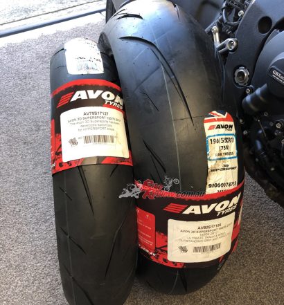 We currently have a set of Avon 3D Supersport tyres in for review.