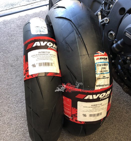 We currently have a set of Avon 3D Supersport tyres in for review.