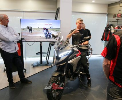 Ducati Multistrada VR Rally Sydney Unveiling.