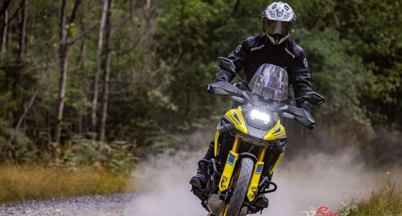 The Gravel mode TCS sees an added level of safety for riders who want some intervention out on the loose stuff.