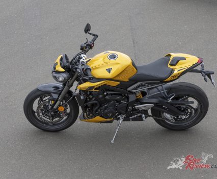 The Street Triple range has always been a crowd favourite in-terms of styling. How good does that yellow look?