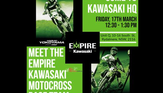 Meet The Empire Kawasaki ProMX Team In Sydney Friday!