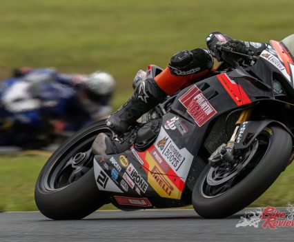 Herfoss, Allerton and Waters all got a ripping start, but it was Josh Waters on that ever-present McMartin Ducati Panigale V4R who got the jump...