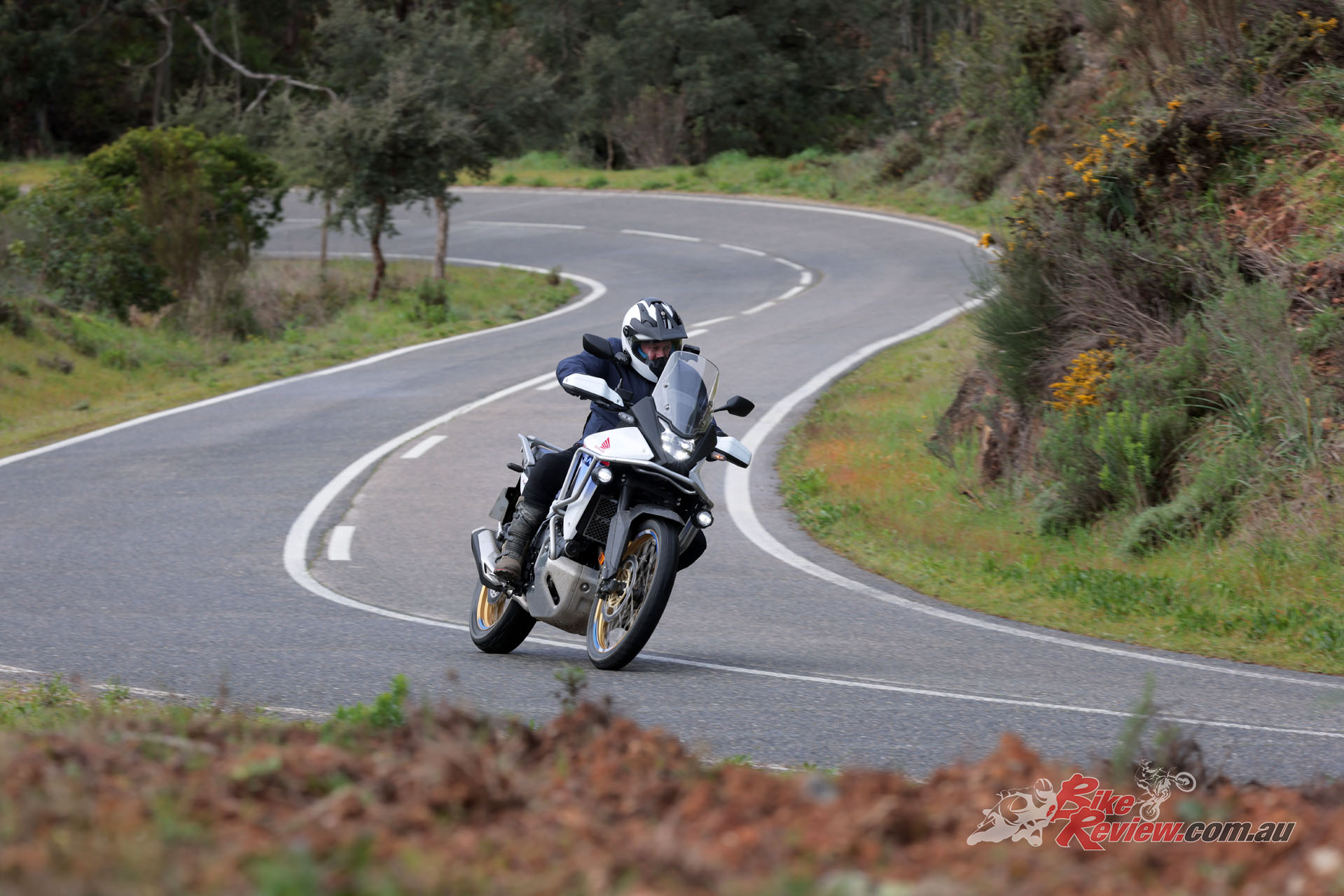 "As we head out onto the quieter roads, I really get the impression the adventure bike was going to be yet another fully sorted Honda that's hard to fault."