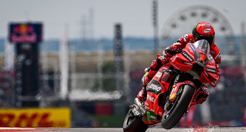 Back at the front, Bagnaia began to stretch out the field as he put down some lightning-fast pace.