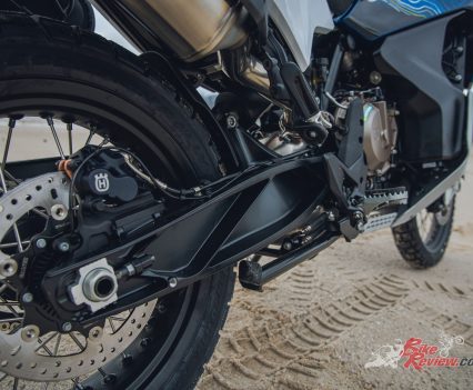 Longer travel suspension increases ground clearance from 252mm to 270mm and pushes the wheelbase out from 1513mm on the base Norden 901 to 1529mm on the Norden 901 Expedition.