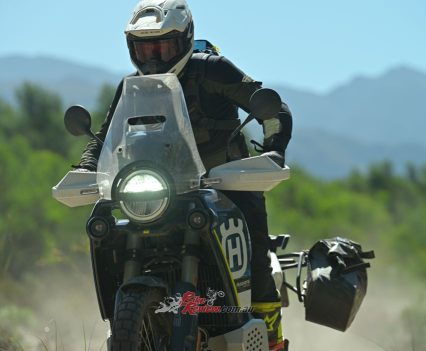 Husqvarna have improved rider comfort with the much needed taller screen. It offers excellent wind protection on road...