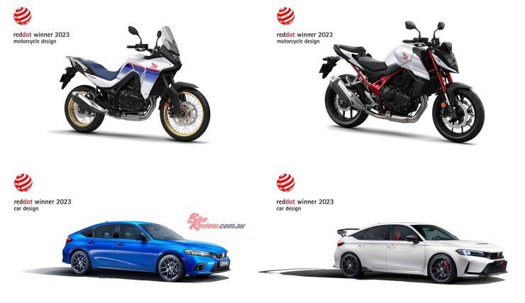 This is the fourth consecutive year since 2020 that Honda products have won a “Red Dot” award.