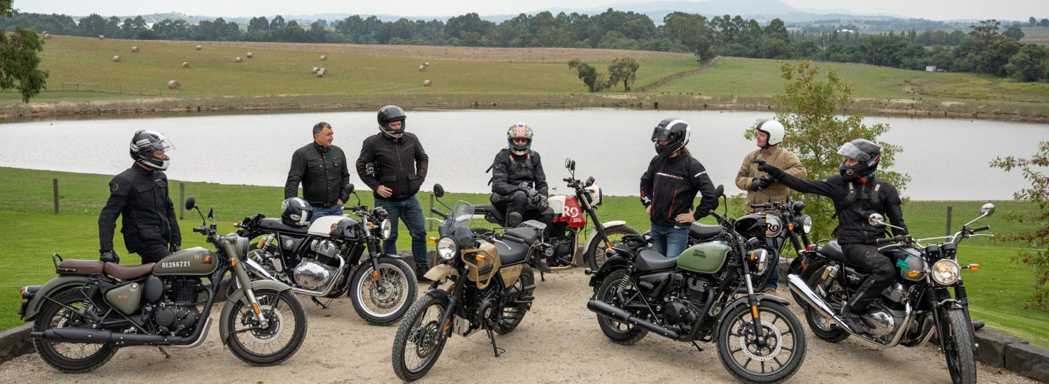 Luckily, the next trip on the list is just a quick one down to Melbourne to ride the 2023 Royal Enfield range.
