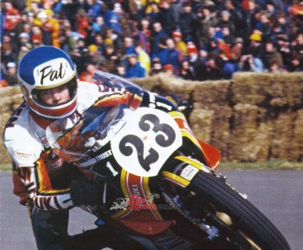 Pat Hennen on the XR23 1977.
