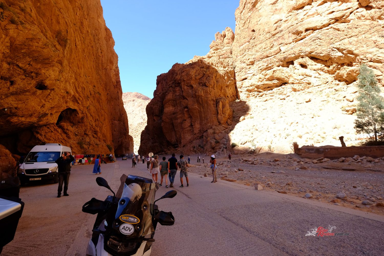 Inside the Todra Gorge. This is such a once in a lifetime experience you can't miss!