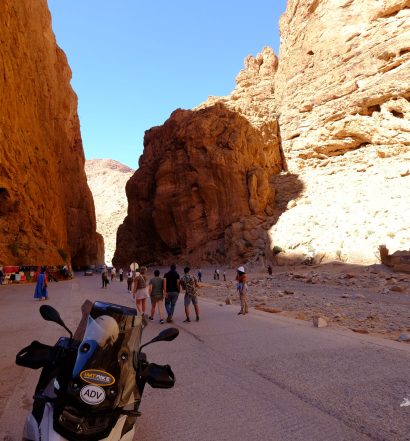 Inside the Todra Gorge. This is such a once in a lifetime experience you can't miss!