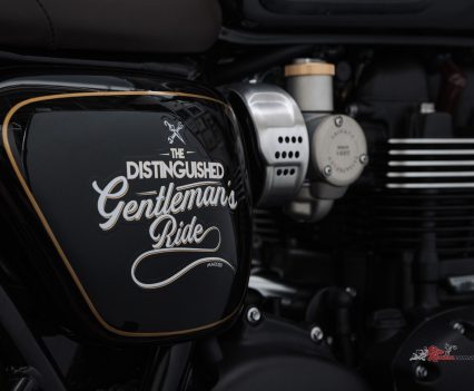 The Triumph Bonneville T120 Black Distinguished Gentleman's Ride will be rocking up on Australian shores in September 2023 and will carry a price tag of $23,750 rideaway...