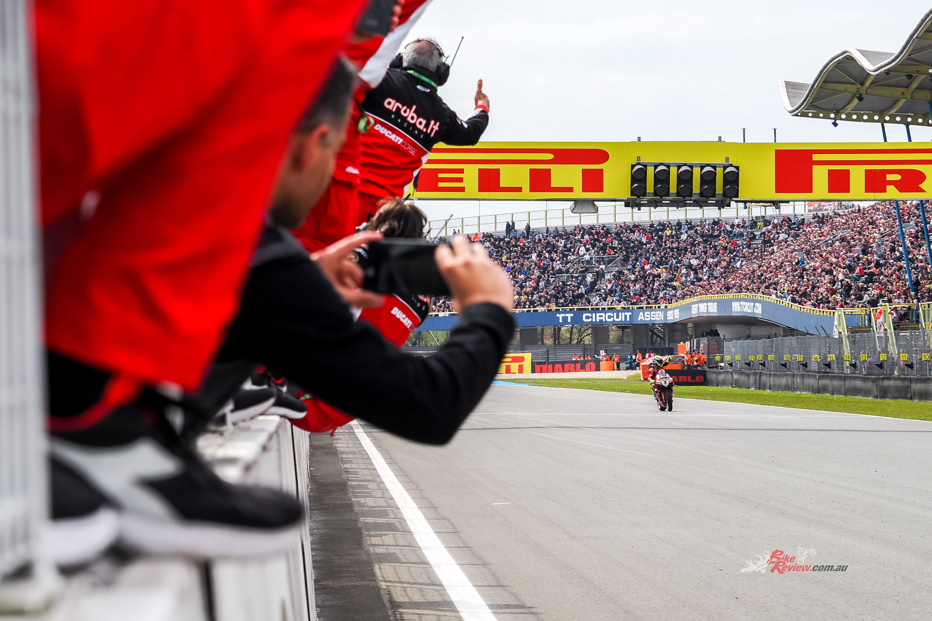 Reigning Champion Alvaro Bautista battled his way back from fourth on the grid to claim Race 1 victory in the Netherlands ahead of Rea and Razgatlioglu.