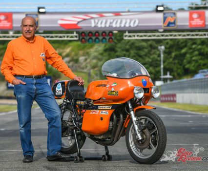 Piero Laverda is the driving force behind the orange flag still being flown at classic racing events around the globe.