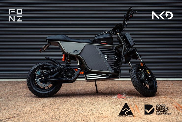 Get your bespoke NKD. The multi-award winning, Australian-made NKD electric motorbike in limited edition Carbon/Gunmetal. 